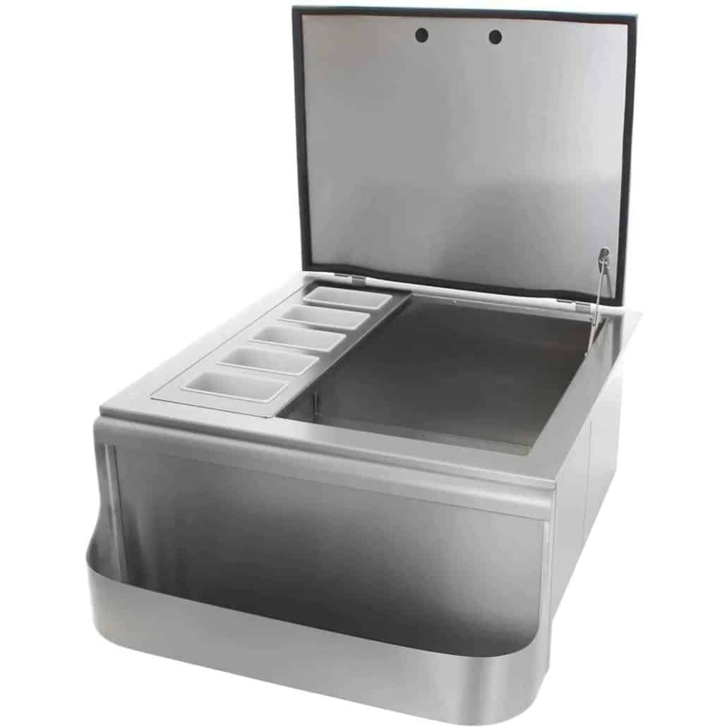 pcm | 260 series 25 slide in ice bin cooler with speed rail pcm | 260 series 25 slide in ice bin cooler with speed rail