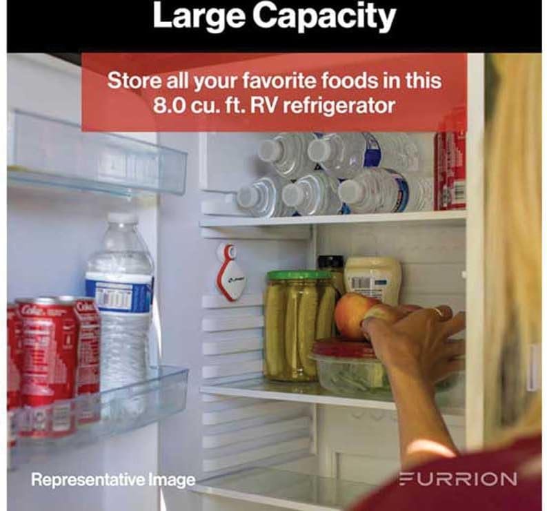 furrion fcr08dcgtabr 8 cubic ft right hinge refrigerator furrion fcr08dcgtabr 8 cubic ft right hinge refrigerator