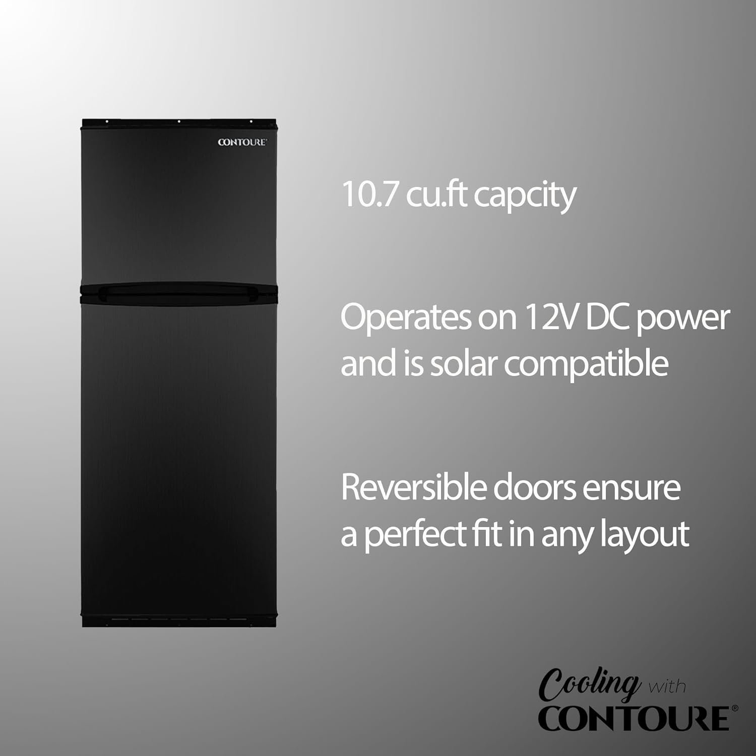 rv refrigerator. 10.7 cu.ft. | mobile lifestyle approved | space saving design | customizable cooling | energy efficient for off grid living | r 1088bk 12v rv refrigerator. 10.7 cu.ft. | mobile lifestyle approved | space saving design | customizable cooling | energy efficient for off grid living | r 1088bk 12v